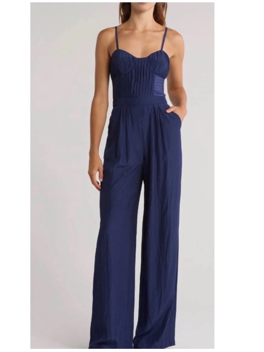 NWT Ramy Brook Loretta Wide-Leg Jumpsuit - 4